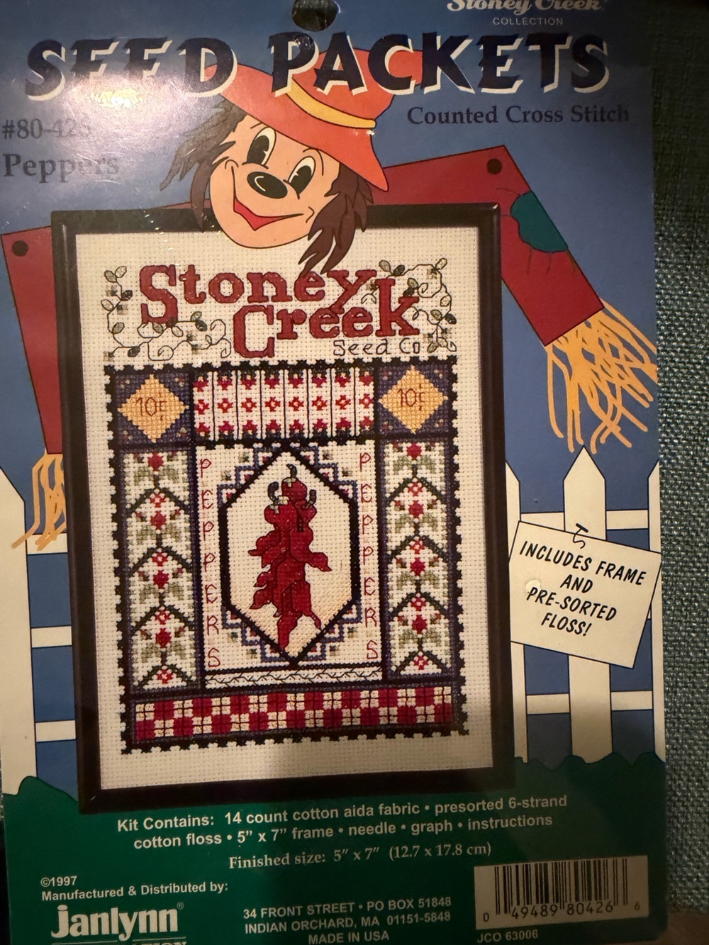 **Vintage** Stoney Creek Counted Cross Stitch - Peppers Design